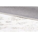 Deladeco - tapis vintage en viscose effet soie ray poils ras jivan anthracite 160x230