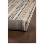 Tapis viscose effet soie moderne abstrait combo terracotta 160x230
