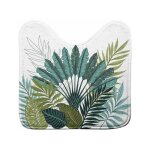 Tapis wc imprimé 'panazio' 45x45cm vert Tapis wc imprimé 'panazio' 45x45cm vert