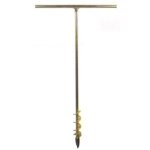 Tarière à main profilé galvanisé Ø 60mm Tarière à main profilé galvanisé Ø 60mm