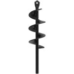 Tariere manuelle jardin perceuse 5x22cm, outils de jardinage pelle de trou de poteau - noir