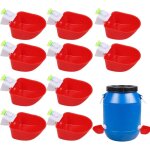Tasses d'arrosage de poulet, dispositif d'eau de canard automatique - abreuvoir � volaille pas facile ...
