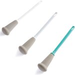 Tasse brosse eponge, 3 pcs brosse � bouteille eponge � manche long, brosse en mousse de cuisine � long ...