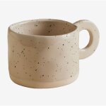Tasse � caf� 28 cl en gr�s demyr sklum blanc gardenia