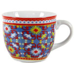 Tasse � caf� en porcelaine mosa�que lot de 6 passionecasa