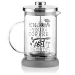 Tasse  tisane en verre avec filtre infusions de tisane 350 ml caf lait tisane