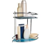 Tatkraft - kaiser - etagre d'angle de douche baignoire - serviteur salle de bain double acier chrom ...