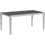 Keter - table en polypropyl�ne 160x90x75 cappuccino et blanc