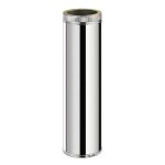 Monmobilierdesign - tdps1000 conduit double paroi isol pour pole  bois longueur 100 cm 150 -  l'unit ...
