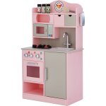 Teamson kids - cuisine enfant florence dinette en bois avec accessoires fille garon rose td - 11708p ...