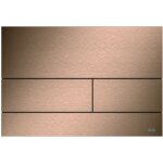 Tece - plaque de pouss�e wc square ii m�tal pour la technologie