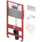 Tece tecebase - b�ti - support pour wc suspendu, avec r�servoir de chasse base, y compris plaque de d�clenchem ...