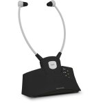 Technisat stereoman isi 3 �couteurs intra - auriculaires sans fil, bluetooth noir volume r�glable hi ...