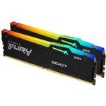Technology fury beast 64 go 6 000 mt / s ddr5 cl30 dimm (kit de 2) rgb expo - kingston