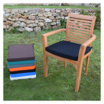 Coussin noir pour fauteuils fixes