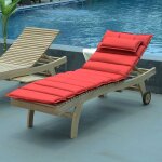 Teck'attitude - matelas rouge pour bain de soleil
