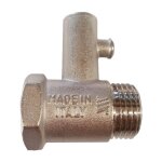 Tecnogas - soupape de sécurité pour chauffe - eau électrique m / f 1 / 2 laiton 00000070191 Tecnogas - soupape de sécurité pour chauffe - eau électrique m / f 1 / 2 laiton 00000070191