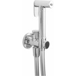 Kit de douche hygi�nique pour nettoyage toilettes ? douchette laiton avec bouton jet unique ? tuyau flexible ...