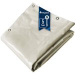 Tecplast - b�che brise vue blanc cr�me 2, 5x3 m lp506bv - garantie 5 ans - brise vent occultant en pvc ...