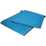Bche de chantier 2x3 m ec80ch bleue - economique - bche de protection pour travaux d'intrieur - anti ...