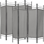 Tectake - lot de 2 paravents modulables en 2, 3 ou 4 parties pliable à 180 degrès Tectake - lot de 2 paravents modulables en 2, 3 ou 4 parties pliable à 180 degrès