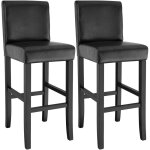 Tectake - tabouret de bar en cuir synth�tique -
