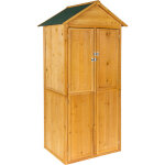 Tectake - armoire de jardin kadi 80, 5 x 60 x 213, 5 cm - marron Tectake - armoire de jardin kadi 80, 5 x 60 x 213, 5 cm - marron