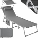 Tectake - bain de soleil pliable robuste et rsistant aux uv