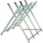 Tectake - chevalet de sciage pliant 4 tréteaux - Tectake - chevalet de sciage pliant 4 tréteaux -