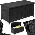 Tectake - coffre de jardin kiruna en rotin synth�tique 121 x 56 60cm 270 l -