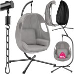 Fauteuil suspendu avec coussin d'assise extra - épais et pivotant à 360° Fauteuil suspendu avec coussin d'assise extra - épais et pivotant à 360°