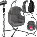 Fauteuil suspendu avec coussin d'assise extra - épais et pivotant à 360° Fauteuil suspendu avec coussin d'assise extra - épais et pivotant à 360°