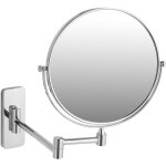 Miroir de maquillage rond et double face grossissant