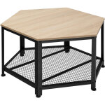 Tectake - table basse norwich style vintage 86, 5x75x46, 5cm -