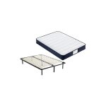 Ensemble compos:matelas a memoire de forme matelas + sommier  lattes sur pieds - 4 pieds inclus(ensemble ...
