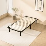 Teeno - sommier 90x190cm sommier � lattes avec 16 lattes sur, 6 pieds, montage rapide - sommiers � lattes ...