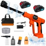 Nettoyeur haute pression �lectrique, nettoyeur haute pression sans fil pour voiture, pistolet de lavage ...