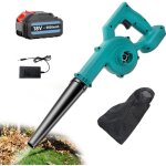 Souffleurs de feuilles et aspirateurs �lectriques, nettoyeur sans fil 2 en 1, pour feuille, neige, voiture, ...
