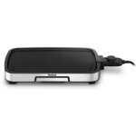 Tefal - plancha inox electrique cb630d 2000 w inox et noir