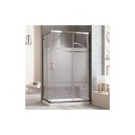 Tegler - cabine de douche rectangulaire 2 portes coulissantes sérigraphie 80x120cm Tegler - cabine de douche rectangulaire 2 portes coulissantes sérigraphie 80x120cm
