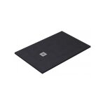 Tegler - receveur de douche ardesia extra - plat et gel coat antidérapant graphite siphon en cadeau 70x090 ... Tegler - receveur de douche ardesia extra - plat et gel coat antidérapant graphite siphon en cadeau 70x090 ...