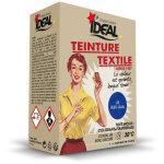 Teinture textile machine bleu jean 350gr + fixateur + sel Teinture textile machine bleu jean 350gr + fixateur + sel