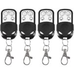 Télécommande 433mhz pour portail, télécommande porte - clés, 4 pièces 4 boutons clonage universel télécommande ... Télécommande 433mhz pour portail, télécommande porte - clés, 4 pièces 4 boutons clonage universel télécommande ...