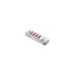 T�l�commande emetteur sommer pearl vibe 4019 blanc touches rose - somloq2 - 868 mhz - 4 canaux - 4019v003 ...
