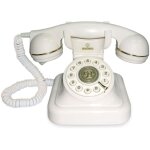 T�l�phone de bureau r�tro brondi brovintage20w blanc