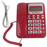 T�l�phone fixe filaire abs gy t2020cid avec afficheur, haut - parleur, calculatrice et identification ...