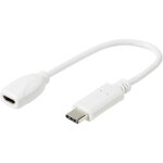 De tlphone portable adaptateur [1x micro usb femelle - 1x usb 2. 0 type c mle] dcavvusbcmb02w 20. ...