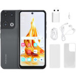 T�l�phone portable d�bloqu� android 13, �cran 6, 6 pouces hd, 4g, 6 go ram, 128 go rom, double appareil ...