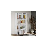 Temahome - bibliothque 10 niches 98x33x181 cm blanche - toranto
