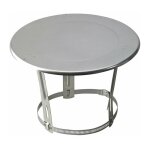 Ten - chapeau plat inox - diam�tre 80 / 125 mm - tolerie emaillerie nantaise